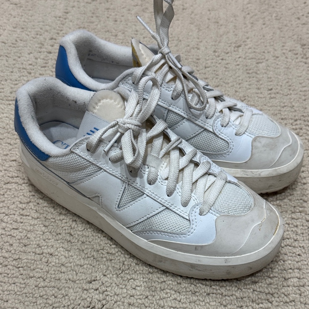 New Balance CT302 White and Blue Women's Sneakers